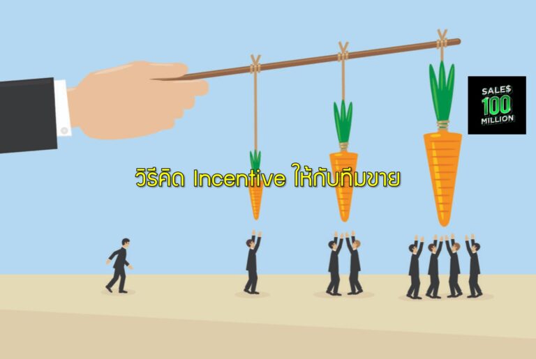 วิธีคิด Incentive ให้กับทีมขาย