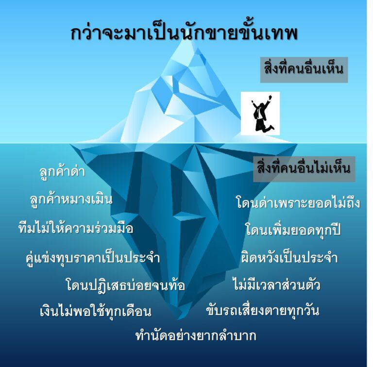 “กว่าจะมาเป็นนักขายขั้นเทพ”