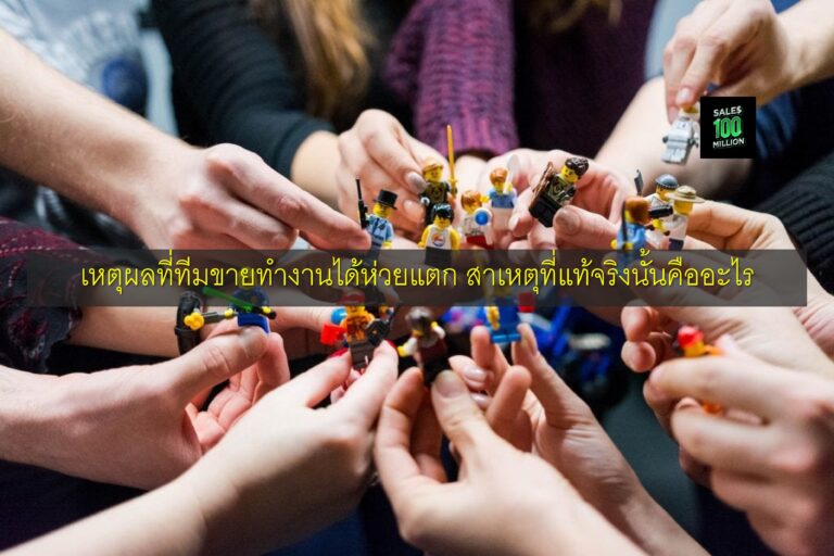 เหตุผลที่ทีมขายทำงานได้ห่วยแตก สาเหตุที่แท้จริงนั้นคืออะไร
