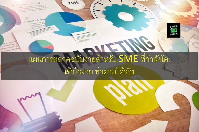 แผนการตลาดฉบับง่ายสำหรับ SME ที่กำลังโต: เข้าใจง่าย ทำตามได้จริง
