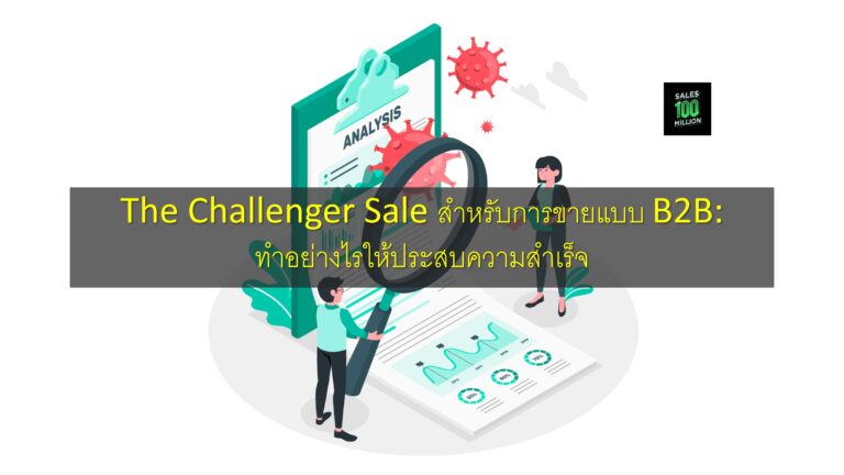 The Challenger Sale สำหรับการขายแบบ B2B: ทำอย่างไรให้ประสบความสำเร็จ