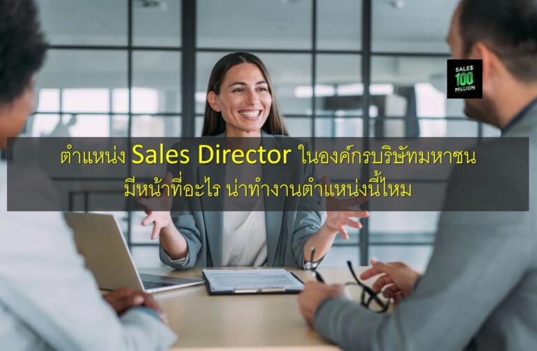 ตำแหน่ง Sales Director ในองค์กรบริษัทมหาชน มีหน้าที่อะไร น่าทำงานตำแหน่งนี้ไหม