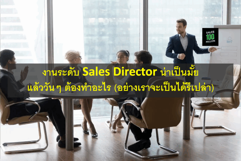 งานระดับ Sales Director น่าเป็นมั้ย แล้ววันๆ ต้องทำอะไร (อย่างเราจะเป็นได้รึเปล่า)
