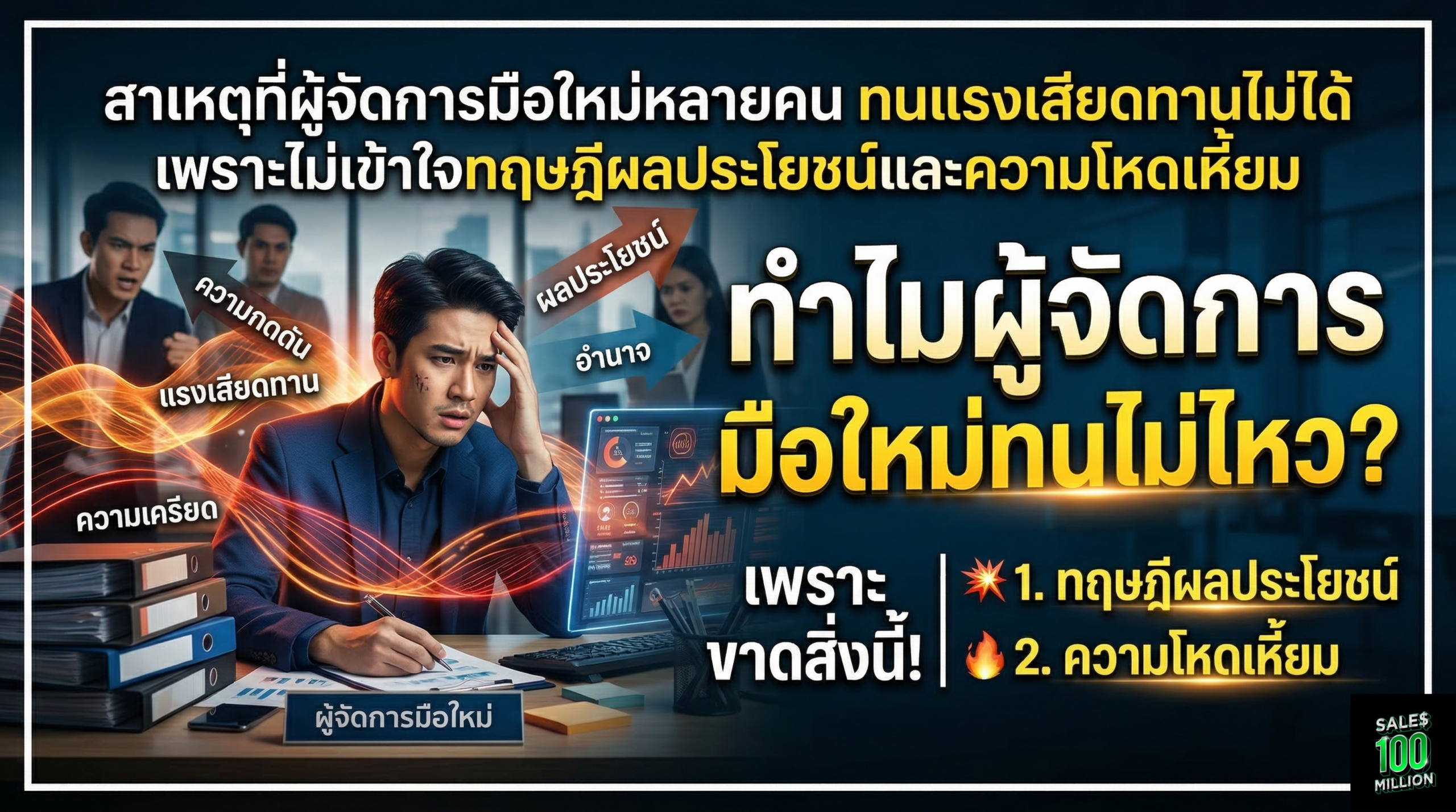 สาเหตุที่ผู้จัดการมือใหม่หลายคน ทนแรงเสียดทานไม่ได้ เพราะไม่เข้าใจทฤษฎีผลประโยชน์และความโหดเหี้ยม