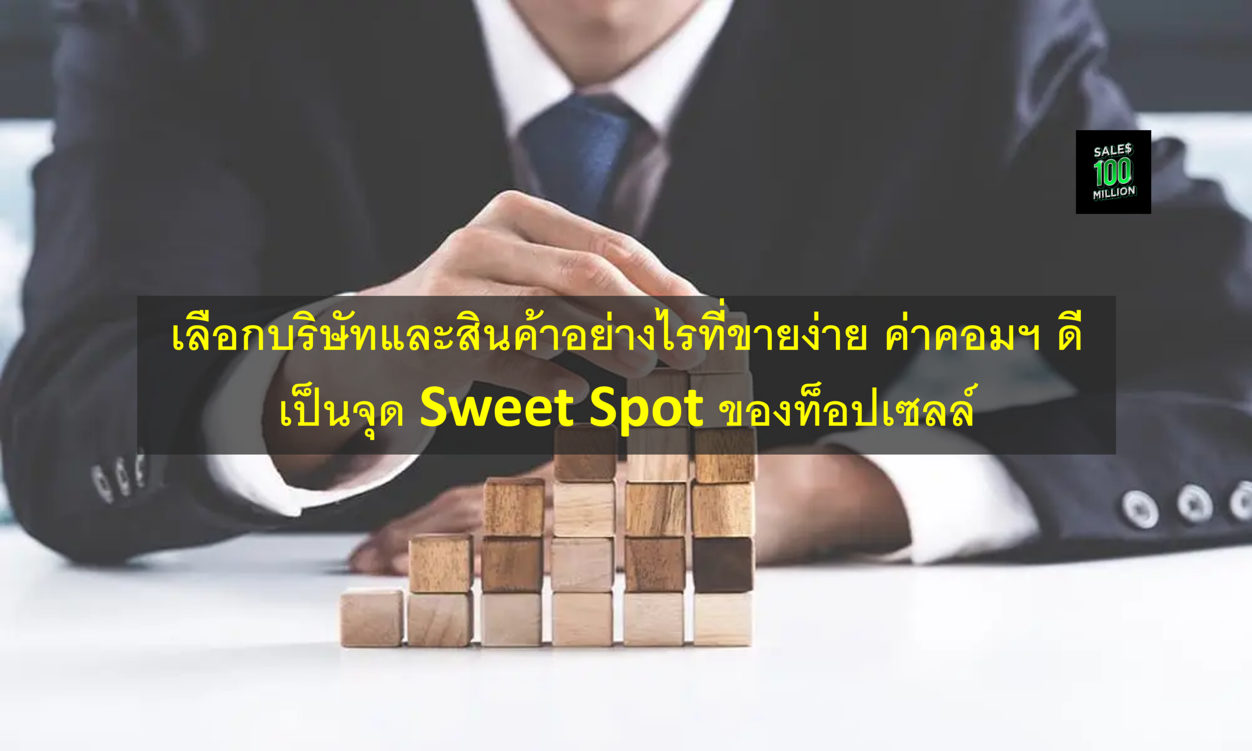 เลือกบริษัทและสินค้าอย่างไรที่ขายง่าย ค่าคอมฯ ดี เป็นจุด Sweet Spot ของท็อปเซลล์