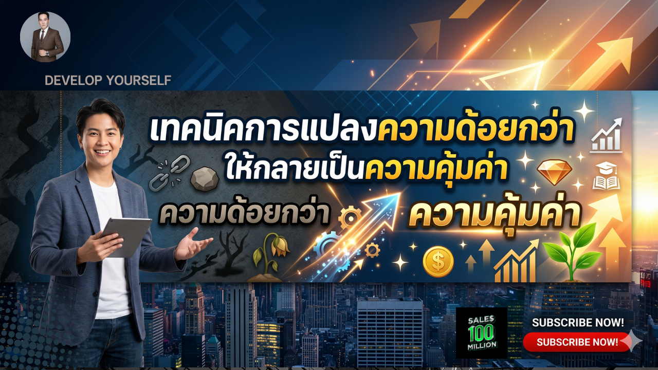 เทคนิคการแปลงความด้อยกว่าให้กลายเป็นความคุ้มค่า