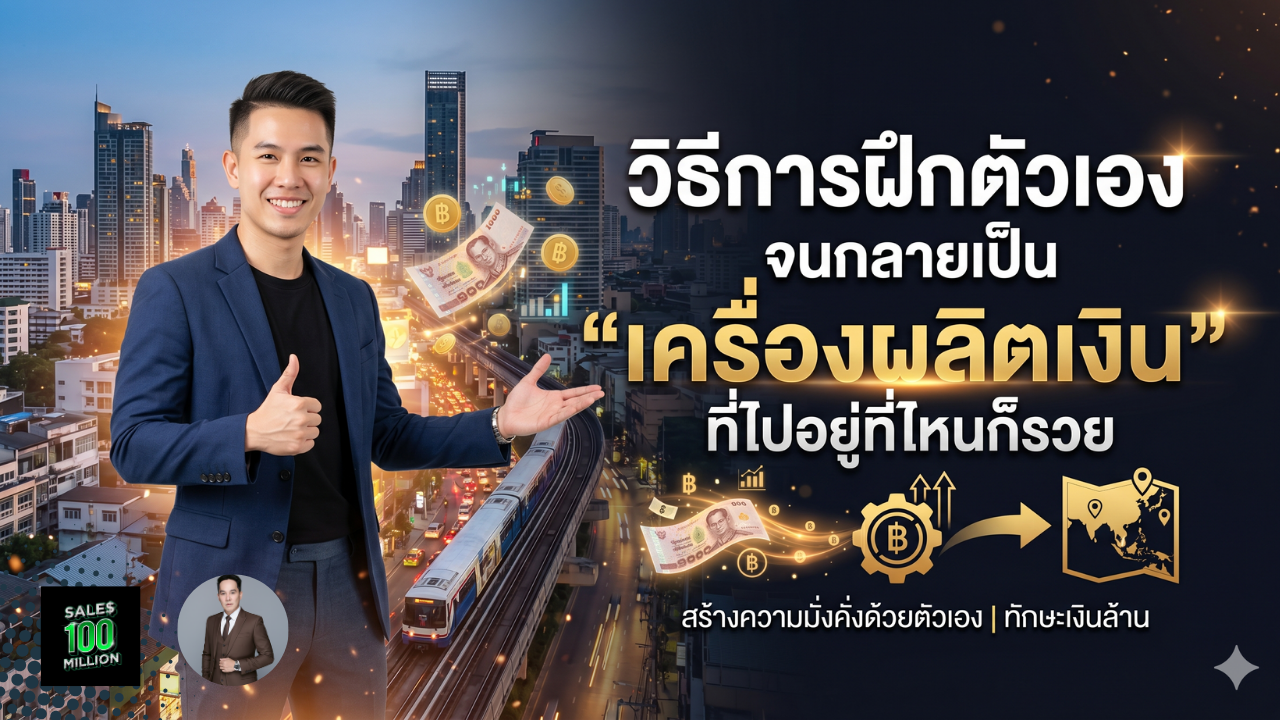 วิธีการฝึกตัวเองจนกลายเป็น “เครื่องผลิตเงิน” ที่ไปอยู่ที่ไหนก็รวย 