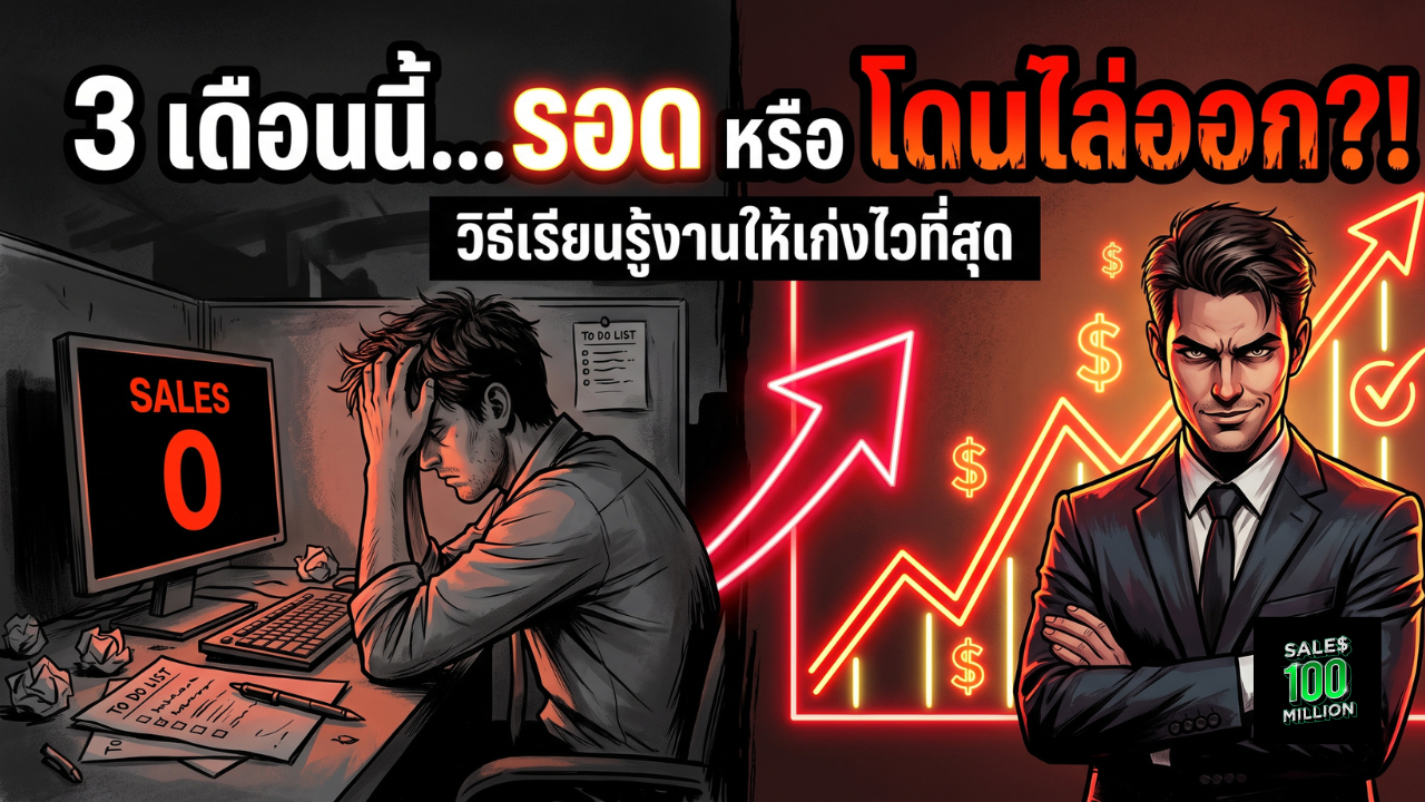 เป็นนักขายหน้าใหม่ 3 เดือนแรก เรียนรู้งานยังไงถึงจะเก่งเร็วที่สุด