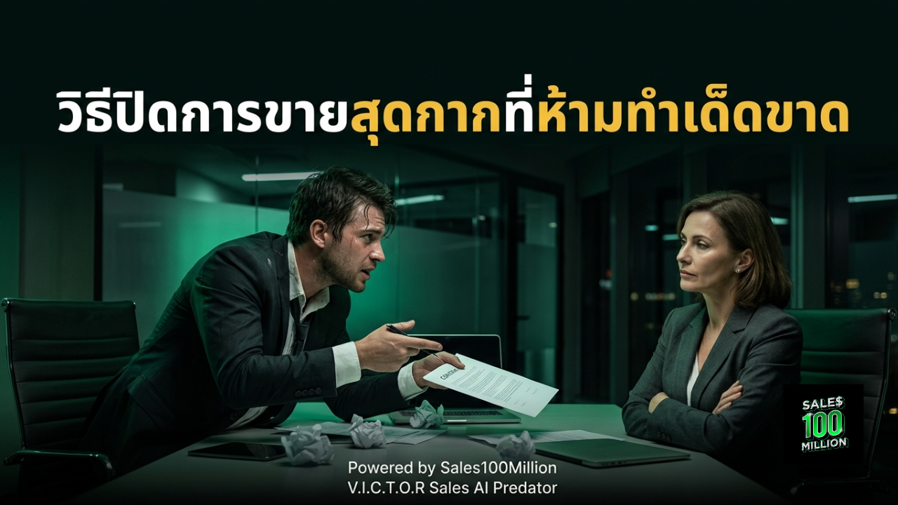 วิธีปิดการขายสุดกากที่ห้ามทำเด็ดขาด