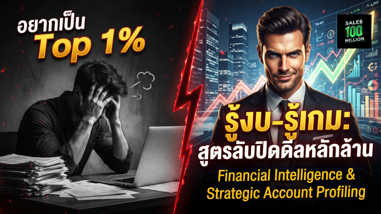 อยากเป็นนักขายระดับ Top 1% ทำไมต้องอ่าน Financial Intelligence & Strategic Account Profiling ให้ออก