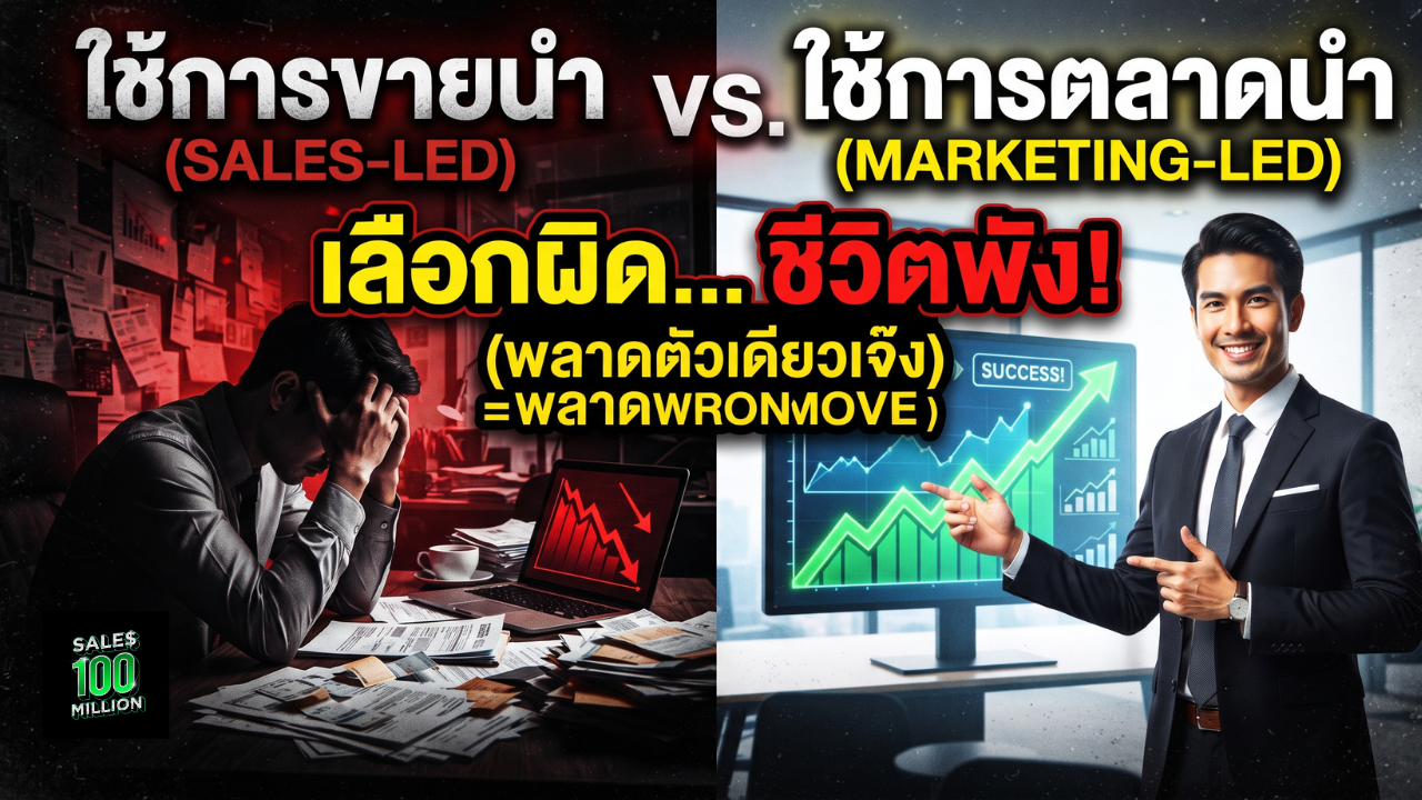 ธุรกิจอะไร “ใช้การขายนำ” และธุรกิจอะไร “ใช้การตลาดนำ” (เลือกผิด ชีวิตเปลี่ยน)